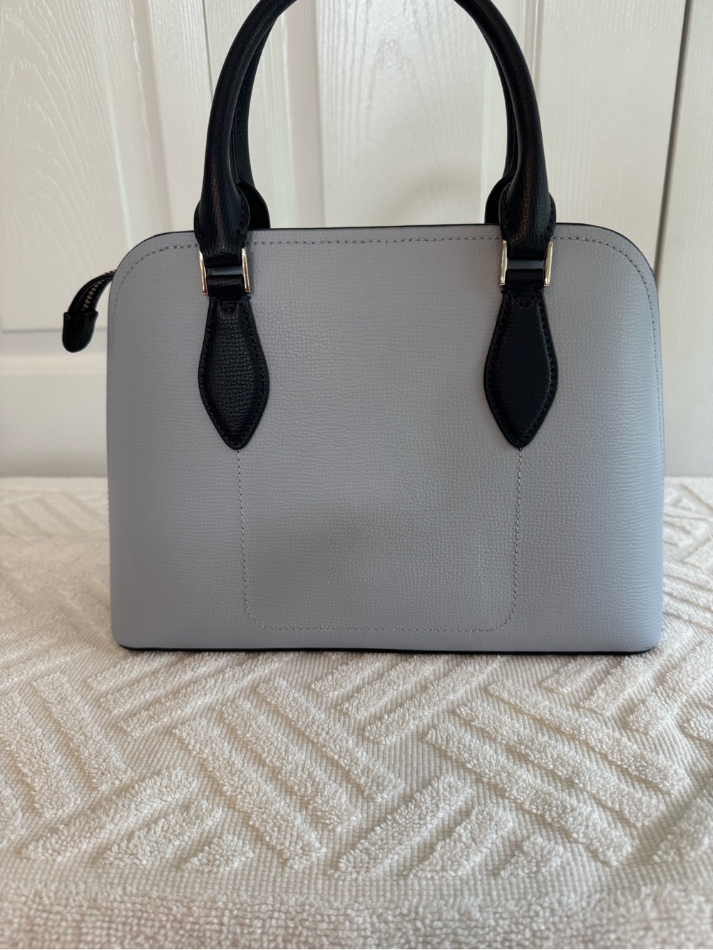 kate spade baby blue Dome Satchel with Gold Logo - Picture 2 of 4
